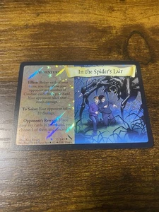 In the Spider's Lair Foil 2002 Harry Potter TCG The Chamber of Secrets 31/140 LP - Picture 1 of 3