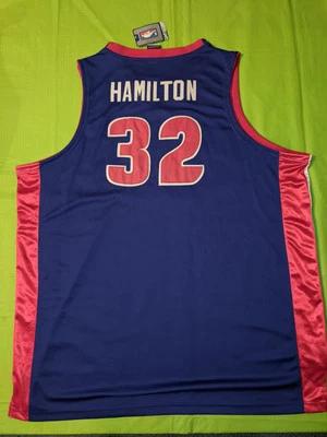 Richard Hamilton Detroit Pistons #32 Reebok Stitch Basketball Jersey Size 56 - Image 1 of 4