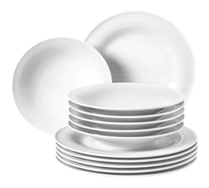 Seltmann Weiden 12tlg. Tafelservice Beat weiß - Bild 1 von 3