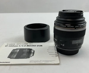 Canon EF-S 60mm f/2.8 Macro USM Lens Ultrasonic Focus Type - Picture 1 of 8