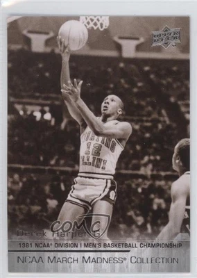2014-15 Upper Deck NCAA March Madness Collection Sepia Derek Harper #DH-1 - Image 1 of 2