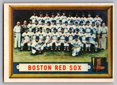 1957 TOPPS #171 BOSTON RED SOX TEAM CARD W/TED WILLIAMS - Image 1 of 3