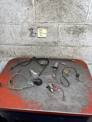 Suzuki K15 Hillbilly 1965 cables soporte pistón interruptor cable lote de piezas Foto 1 de 4