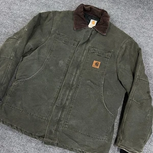 Giacca Carhartt vintage uomo grande C26 MOS tela muschio artico trapuntata foderata USA - Foto 1 di 12