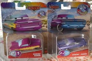 2025 Disney Pixar Cars Farbwechsler Ramone & Ramone mit Flammen 2 Stück NEU - Bild 1 von 9