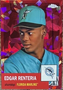 2022 Topps Platinum Anniversary Edgar Renteria Fucsia Atomic #048/100 #407 - Foto 1 di 2