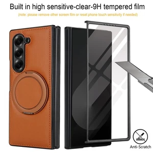Funda Magnética con Soporte Antigolpes con Protector de Pantalla para Samsung Z Fold 7 6 5 4 - Imagen 1 de 64