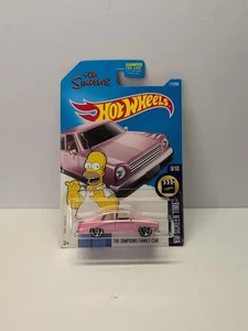 Hot Wheels The Simpsons "HOMER" Pink Family Car 1:64 Scale Screen Time New 2015 - Picture 1 of 12