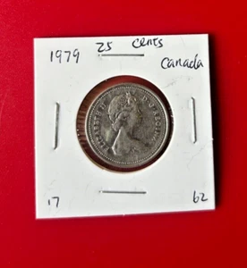 1979 25 CENTS KANADA MÜNZE - SCHÖNE WELTMÜNZE!!! - Bild 1 von 2