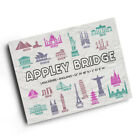 A4 PRINT - Appley Bridge, Lancashire, England - World Landmarks