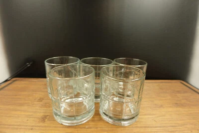 5 gafas bajas Anchor Hocking Manchester tartán 3 1/2"" Foto 1 de 4