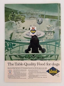 Anuncio impreso vintage 1962 ideal comida para perros “The Table-Quality Food for dogs” Wilson Co - Imagen 1 de 1