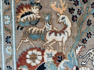 9x12 HANDMADE WOOL RUG HAND-KNOTTED ORIENTAL NEW handwoven big carpet beige - Picture 1 of 18