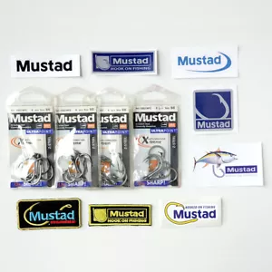 4 piezas Mustad Z Steel 6/0 Big Game Assist Jigging LiveBait gancho + 2 parches Mustad - Imagen 1 de 8