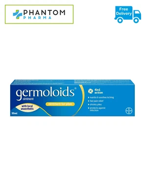 Germoloids Haemorrhoid Treatment & Piles Treatment Ointment, 55ML