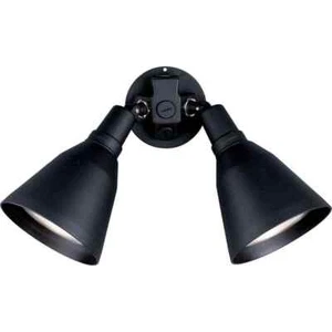 Progress Lighting 2-Light Adjustable Black Flood Light Lampholder Wall Light - Picture 1 of 5