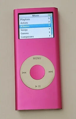 APPLE IPOD NANO A1199 2ND GENERATION PINK 4GB...IN PERFECT WORKING CONDITION - Image 1 of 4