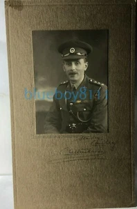 WW2 South Wales Borderers Captain service Dress 3.75 x 2.75 inches mounted  - Picture 1 of 3