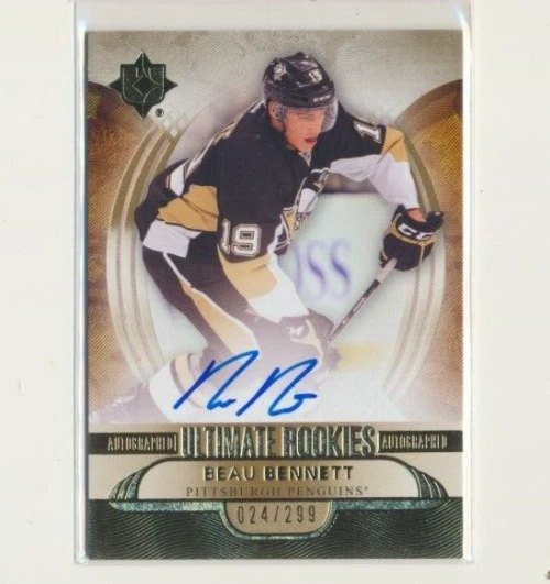 2013-14 Ultimate Collection Rookies AUTO 147 Beau Bennett /299 Penguins - Image 1 of 1