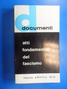 atti fondamentali del fascismo aavv B0187IA2UO - Foto 1 di 1