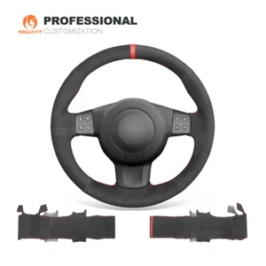 MEWANT DIY Suede Steering Wheel Cover for Seat Leon (Mk2) Ibiza (6L) 2006-2008 - Bild 1 von 11