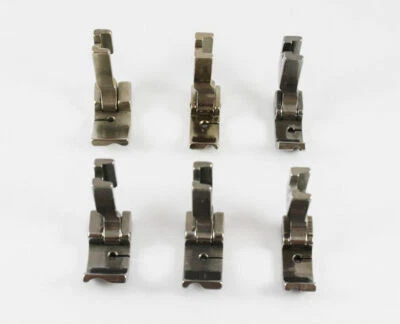 6 PCS PIPING FEET FOOT SET 1/8" 3/16" 1/4" for INDUSTRIAL SEWING MACHINE JUKI - Image 1 of 2
