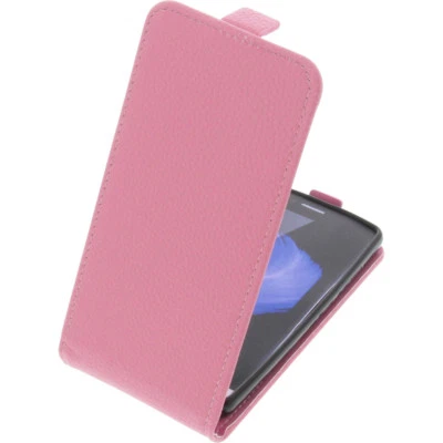 Tasche für TP-Link Neffos C5L FlipStyle Handytasche Schutz Hülle Flip Case Pink - Bild 1 von 4