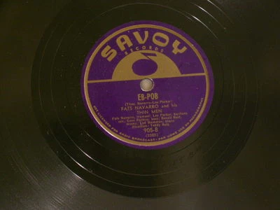 FATS NAVARRO Eb-Pob TEDDY REIG O-Go-Mo Leo Parker Tadd Dameron Savoy 10" 78 — 第 1/2 张图片