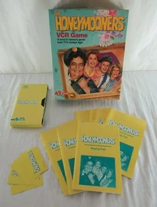 The Honeymooners VCR Board Game Mattel 1986 Vintage 100% COMPLETE VHS Tape - Picture 1 of 7