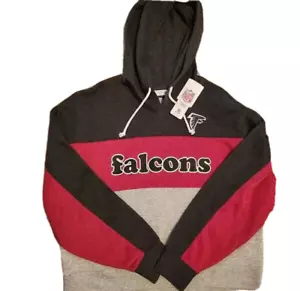 Atlanta Falcons Sweatshirt Women's Crewneck Gray NFL Team Apparel - Choose Size - Picture 1 of 1