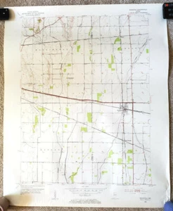 1953 Wanatah Indiana serie 7,5' USGS mappa topografica 1:24000 Topo LaPorte Co - Foto 1 di 3
