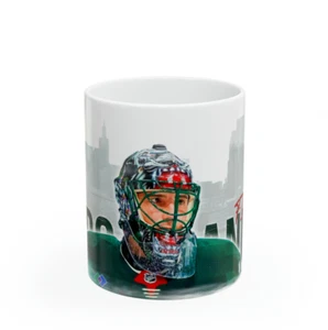 Marc-Andre Fleury MIN KUNST Becher Kaffee Tee Geschenk Spaß Team Hockey Souvenir - Bild 1 von 4