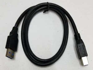 3FT USB 3.0 Printer Cable Type A Male to B Male Scanner Cable High Speed - Picture 1 of 2
