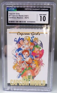 POP 1 CGC 10 Carddass Masters #SP4 CAPCOM GIRLS Cammy CHUN LI Felica MORRIGAN + - Imagen 1 de 3