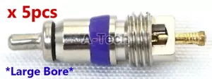 x 5 Euro Large Bore A/C Schrader Valve Core for VW Audi Mini Benz BMW 8E0820855 - Picture 1 of 3