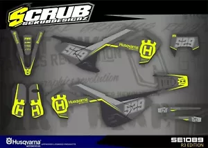 Graphics Kit Husqvarna TE FE 2017 2018 2019 125 150 250 350 450 501 Decals - Picture 1 of 15