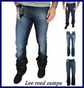 jeans lee da uomo donna reed elasticizzato a zampa bootcut svasati W 30 31 32 33 - Picture 1 of 31