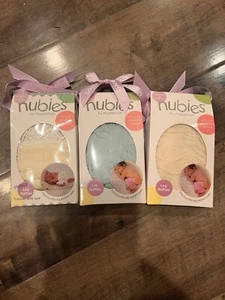 3 Nubies by Huggalugs Scaldamuscoli Neonato a 6 Mesi Vintage Ruffles NUOVO - Foto 1 di 4