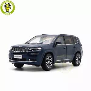 1/18 Jeep Grand Commander Blue Diecast Model Toy Car Gifts For Friends - Picture 1 of 16