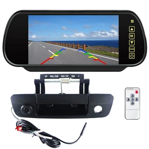 7" Monitor Rear View Camera Backup Camera For Dodge Ram 1500 2500 3500 2010-2017 - Picture 1 of 14