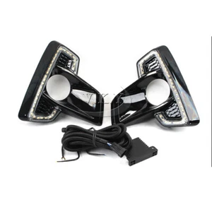 For Toyota Hilux Revo Rocco 2018 2019 LED DRL Daytime Running Light Turn Signals - Picture 1 of 6