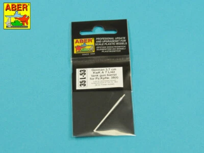 MW22 ABER MODELS 35L53 KWK A 7 L/42 TANK GUN BARREL FOR PZ.KPFW. 38(T) for TRIS