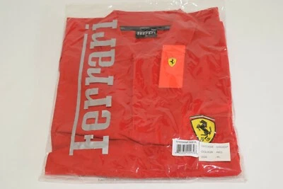 V 1:1 FERRARI FORMULA 1 RACING POLO SFR5555VP XL RED NEW IN BAG SEALED - Image 1 of 3