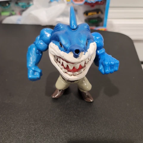 VTG 1995 MATTEL Street Sharks RIPSTER Metallic Skin Tan Pants Cover