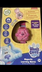 Leap Frog Blues Clues Blue Learning Watch for Preschoolers Ages 3+- NEW - Picture 1 of 2