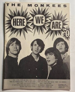 MONKEES Monkee Fan Club MAGAZINE/BOOKLET "HERE WE ARE" 1967 Raybert Prod. - Picture 1 of 10