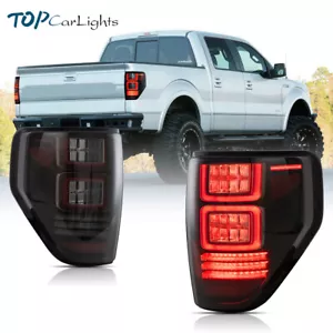 VLAND Smoked Lens LED Tail Lights For 2009-2014 Ford F150 Rear Brake Lamp 1 Pair - Bild 1 von 11