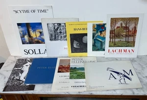 GROUP OF 10 ART EXHIBITION CATALOGS AND BOOKLETS BY VARIOUS ARTISTS & GALLERIES - Bild 1 von 4