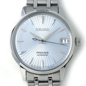 Orologio SEIKO Presage SRP841J1 4R35-02T0 Quadrante Blu Calendario SS Automatico - Foto 1 di 10
