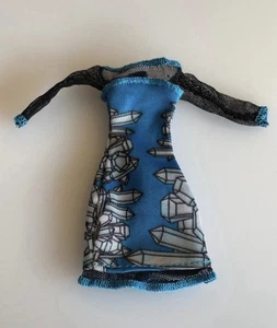 Monster High Abbey Bominable Fashion Pack Outfit Dress Blue Ice Crystal 🩵 - Picture 1 of 3